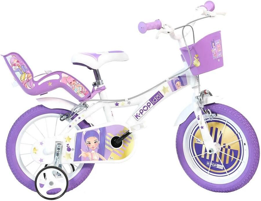 Dino Bikes K-pop Idol Kinderfiets 14 inch 4-6 jaar