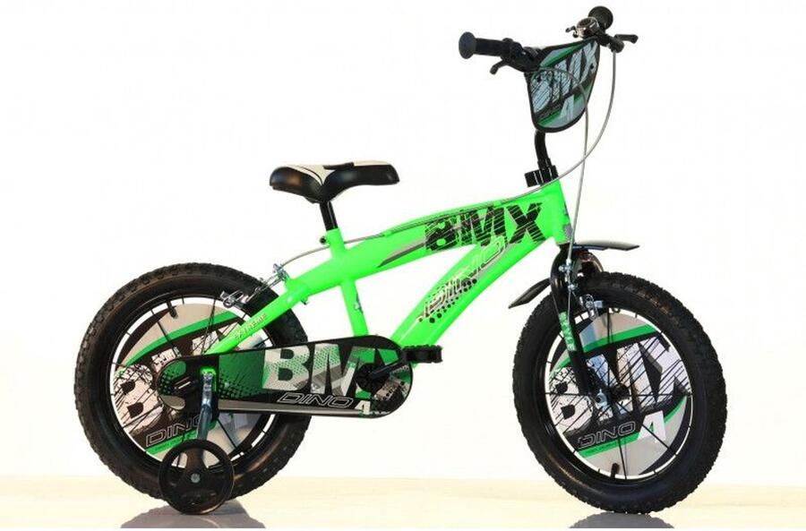Dino Bikes Kinderfiets BMX groen 14 inch