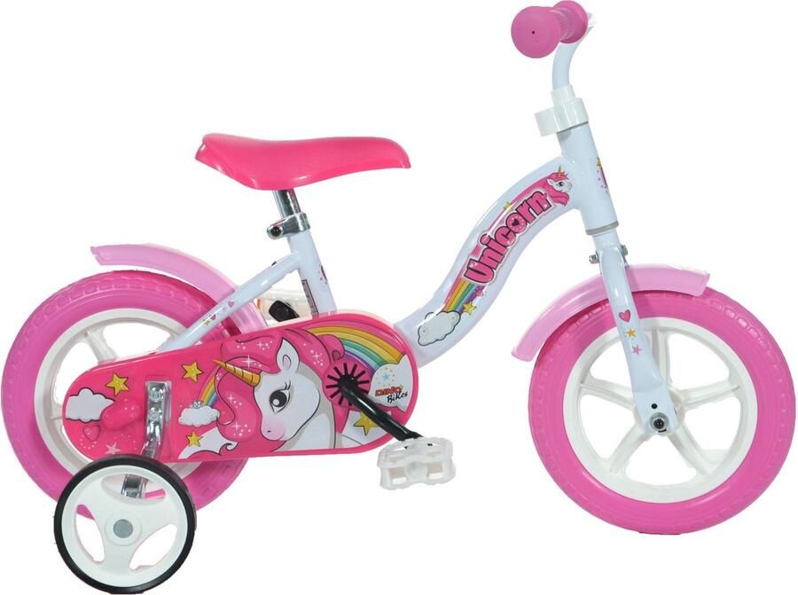 Dino Bikes Kinderfiets eenhoorn 10 inch(108LUN )