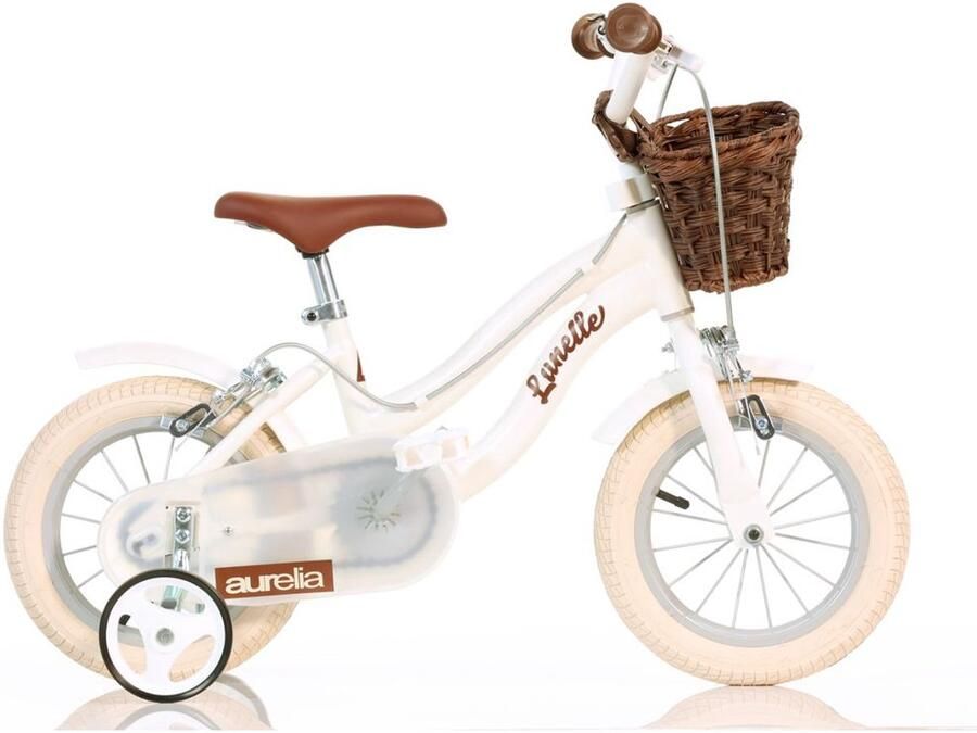 Dino Bikes Retro Kinderfiets Wit 12 inch