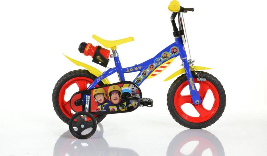 Dino Brandweerman Sam 12 Inch 21 cm Jongens Doortrapper Blauw