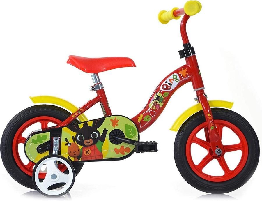 Dino Bing Kinderfiets Mannen Rood 10