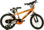 Dino R88 Kinderfiets 16 Inch Jongensfiets voor 4 tot 6 jaar 100- 115 cm Knijprem Oranje - Thumbnail 1