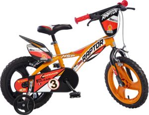 Dino Bikes Kinderfiets Raptor 14 fluorescerend geel