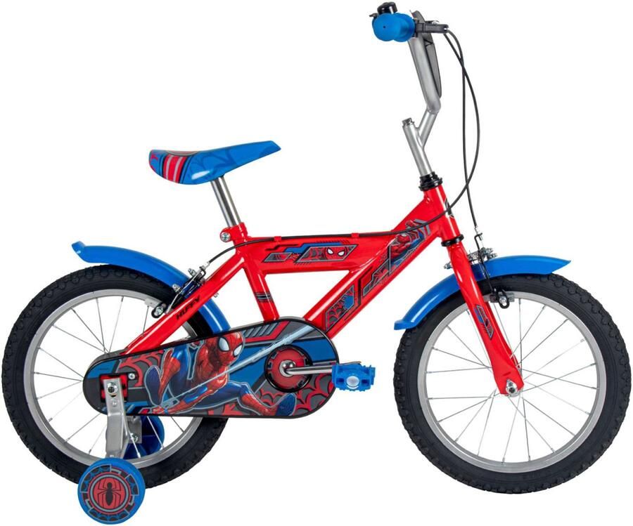Disney Spider-Man Kinderfiets Jongens 16 inch Rood Twee handremmen