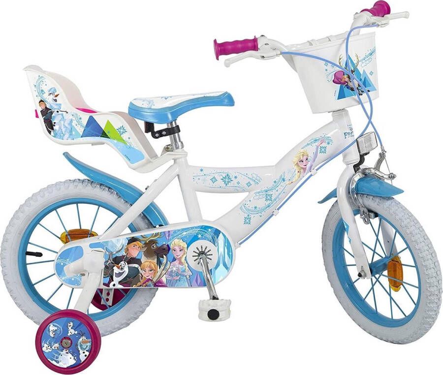 Disney Frozen 14 Inch 23 5 cm Meisjes Knijprem Wit Blauw