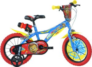 Dino Pinocchio 14 Inch 24 cm Jongens Knijprem Blauw Rood
