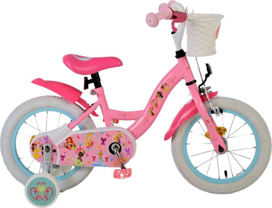 volare Disney Princess Kinderfiets Meisjes 14 inch Roze