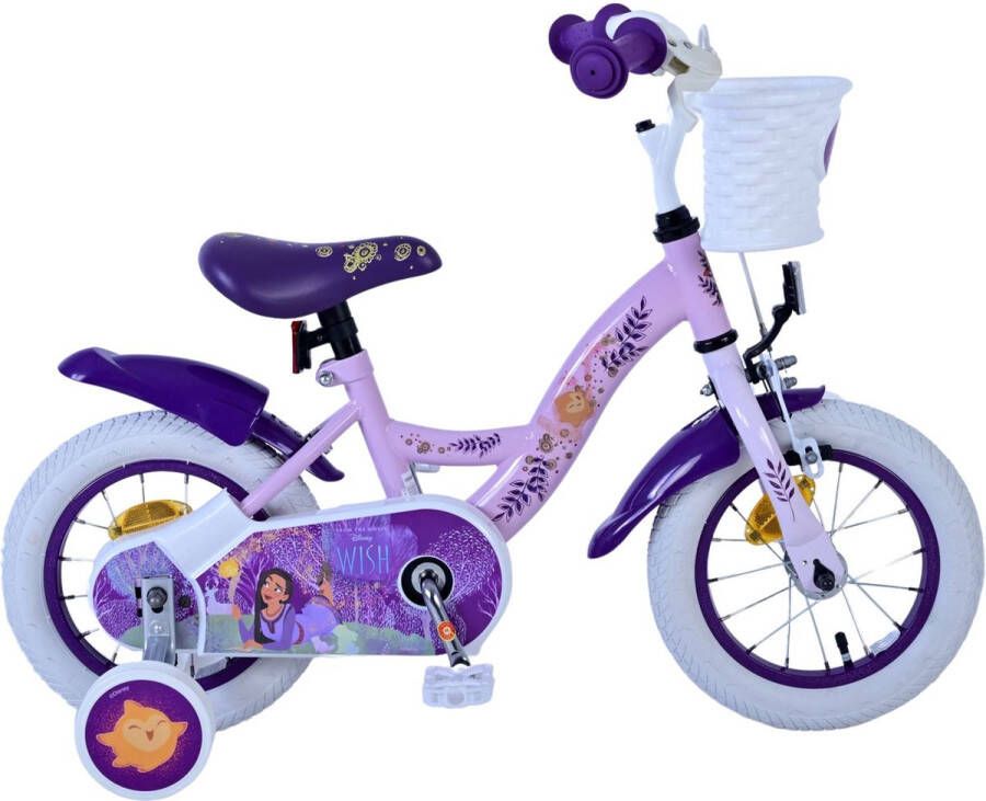 Disney Volare Wish Kinderfiets Meisjes 12 inch Paars