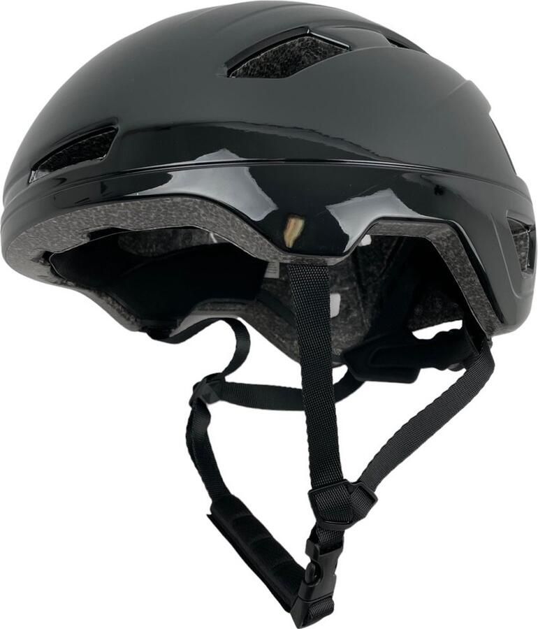 CAB Helm DMP Safety voor speed pedelec snorfiets met Reflectie NTA-8776 gekeurd Glans Zwart Maat M 52-57cm