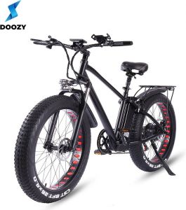 Doozydelivery Elektrische Fatbike Elektrische Mountainbike 26Inch 750W Shi o 5 Speed