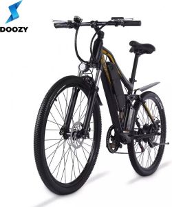 Doozydelivery Elektrische Mountainbike 2 Accu's 27.5Inch 500W Shi o 7 Speed
