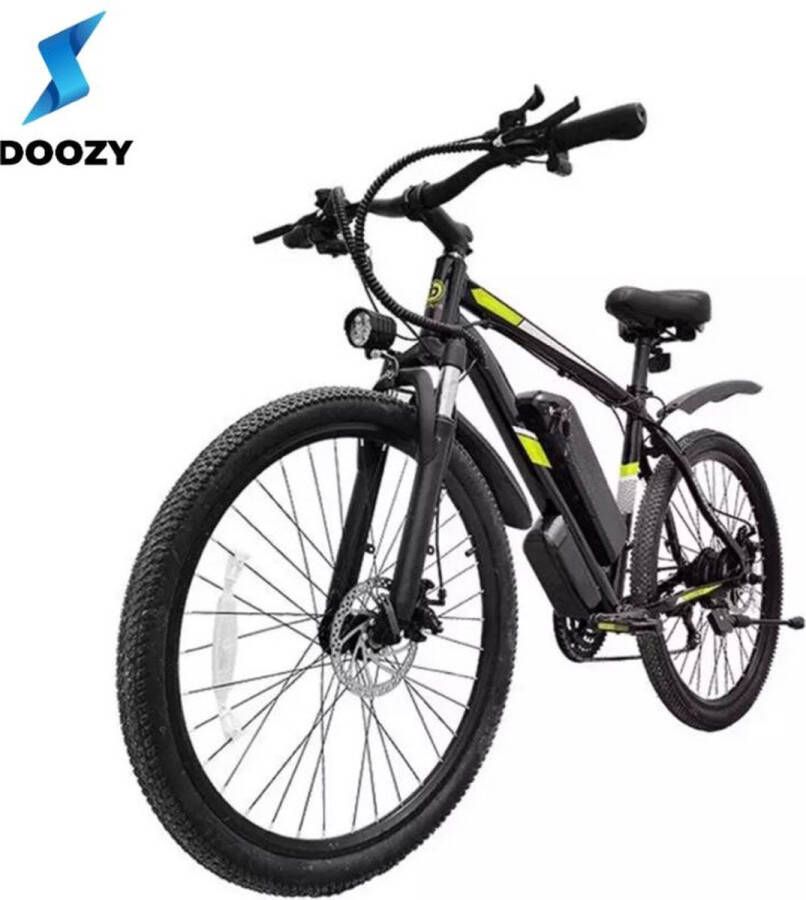 Doozydelivery Elektrische Mountainbike E-bike Off Road 26Inch 500W Shimano 21 speed
