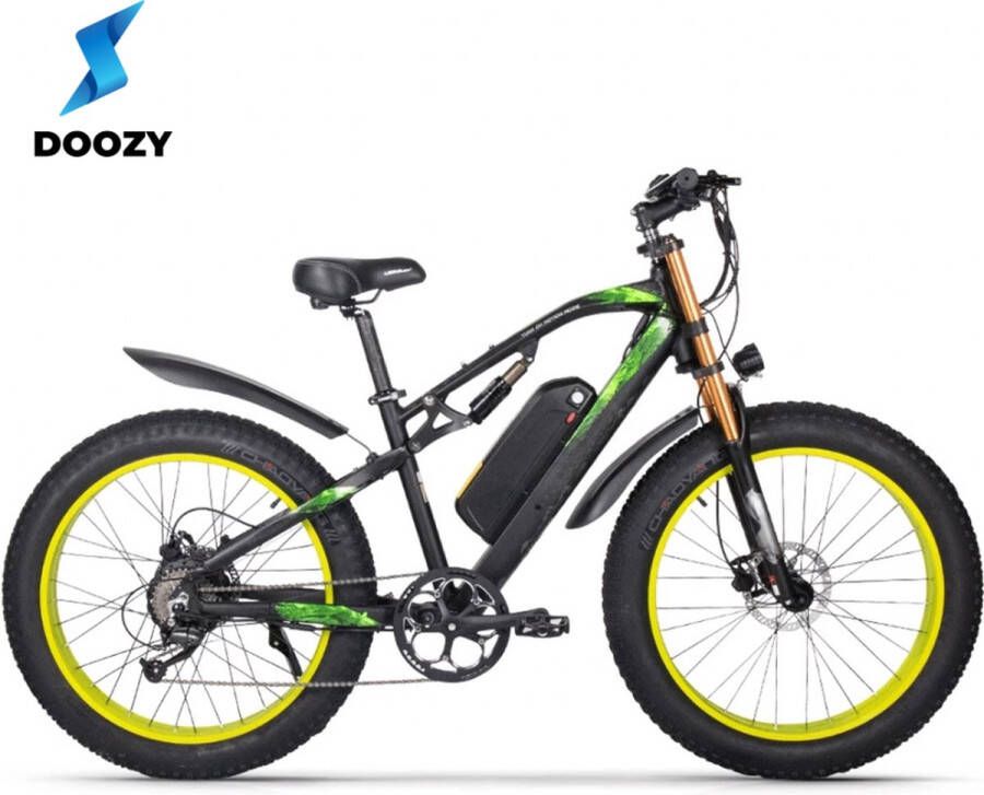 Doozydelivery Elektrische Mountainbike Elektrische Fatbike 26Inch 1000W Shimano 9 Speed