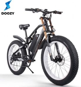Doozydelivery Elektrische Mountainbike Elektrische Fatbike 26Inch 1000W Shi o 9 Speed