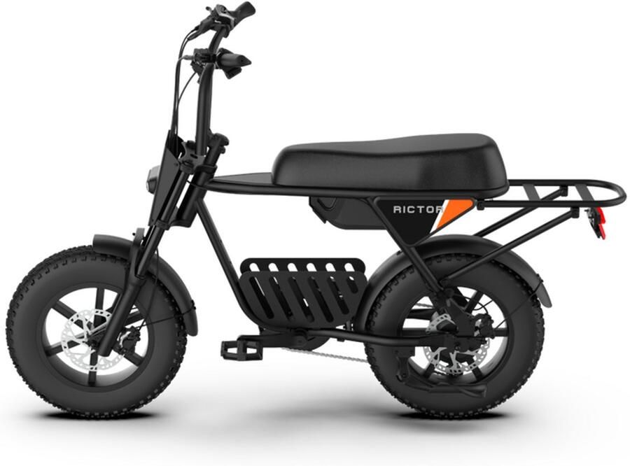 DrPhone RICTOR PopGo Mini Elektrische Fatbike 250W – 48V 10.4Ah Accu – 50-60km Actieradius – 25 km u – 16” x 4.0 Brede Banden – Shi o 7 Versnellingen – Hydraulische Schijfrem – LCD Display – IoT App & Anti-Diefstal Beveiliging