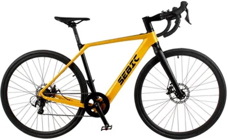 DrPhone Sebic BEF-700C Gravel E-Bike – 36V 250W Bafang Motor – Verborgen LG Accu 10Ah – Shimano 9-Speed – 700C Aluminium Frame – Koppel-Sensor – Schijfremmen – Slechts 16.5kg – Tot 25 km u