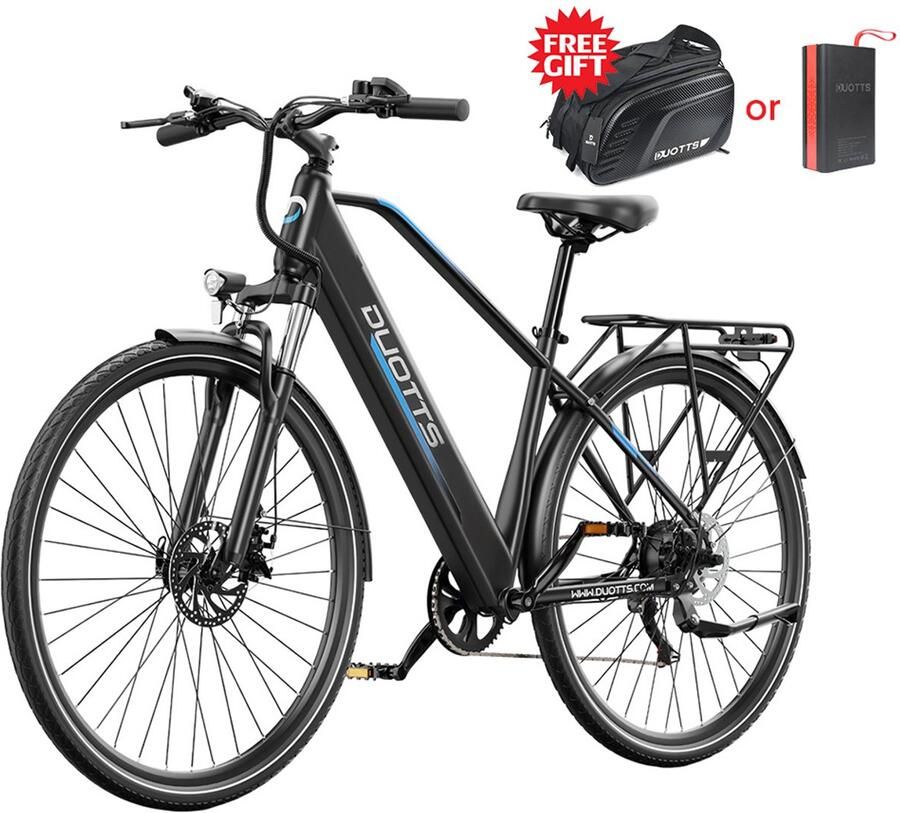 DUOTTS C29 Lite elektrische fiets 250 W motor 36 V 13 Ah accu 27 5 inch banden maximale snelheid 25 km u actieradius 65 km mechanische schijfrem voorvork met vering Shi o 7 versnellingen