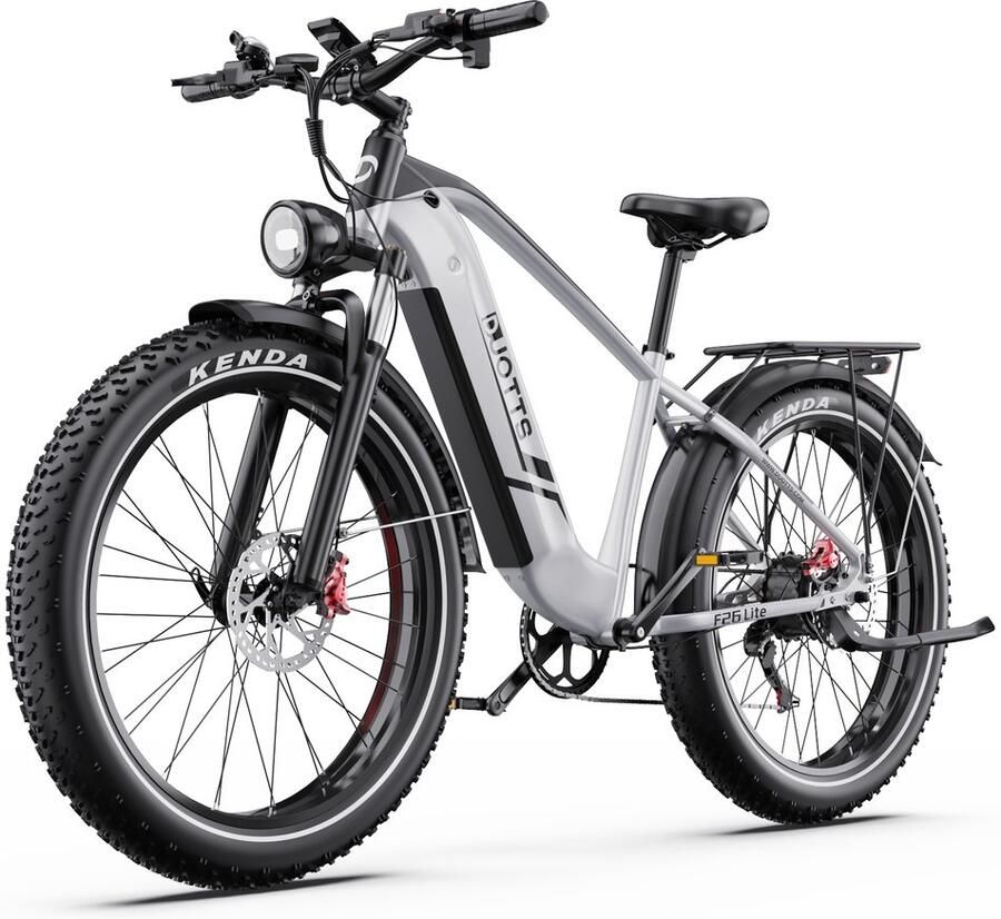 DUOTTS F26 Lite E-Bike 26 inch 45km actieradius 250W motor wit