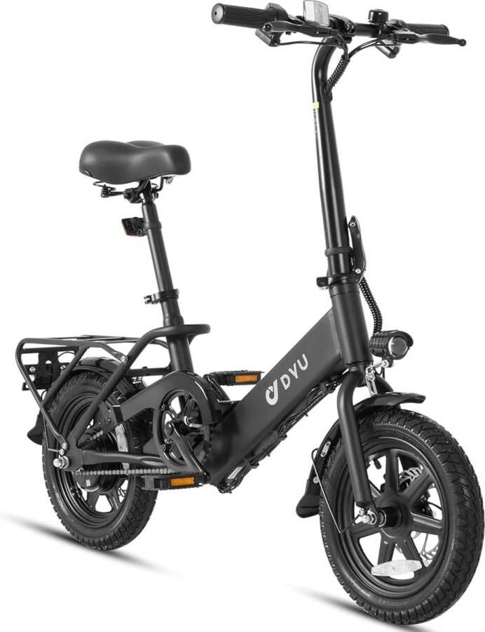 DYU C3-14 elektrische fiets 36V 7 5Ah batterij 250W motor 14 inch banden In hoogte verstelbare stoel Met trapondersteuning Opvouwbare elektrische fiets