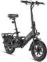 DYU C3-14 elektrische fiets 36V 7 5Ah batterij 250W motor 14 inch banden In hoogte verstelbare stoel Met trapondersteuning Opvouwbare elektrische fiets - Thumbnail 1