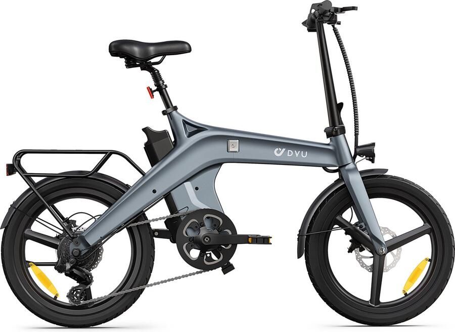 DYU T1 Elektrische vouwfiets 20 inch 25 km u 36V 10Ah grijs