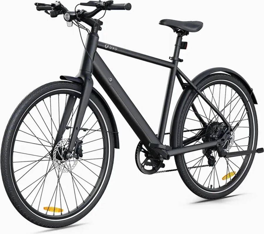 DYU Stroll 1 -E Bike Elektrische Fiets 250W 700C 28 Inch 9Ah Zwart