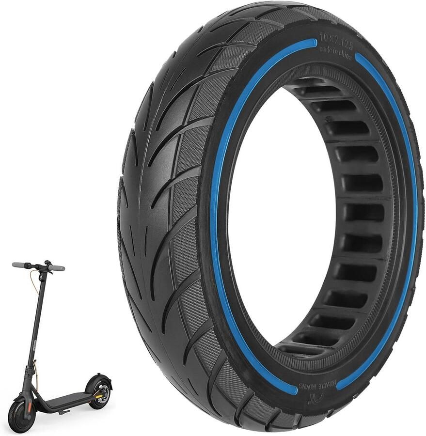 10 x 2 125 massieve banden 250 x 54 cm solide banden voor Xiaomi 4Pro 4Lite Ninebot uifi F20d F30d F40d F40E elektrische scooter 10 inch massief rubberen banden zeer elastische