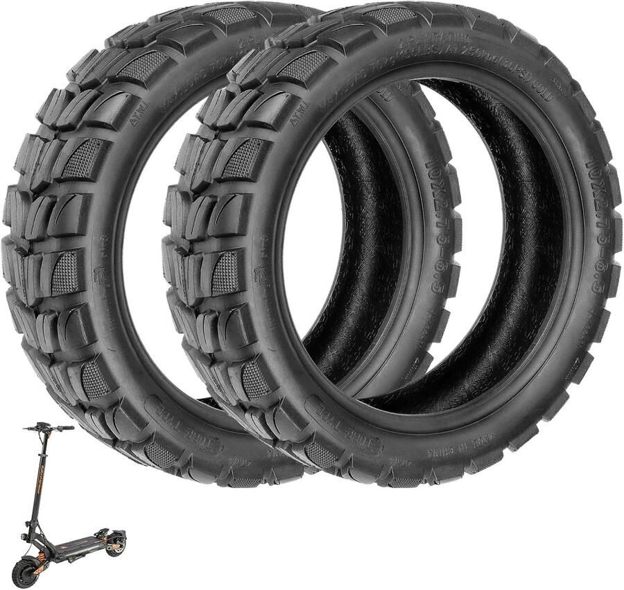 10 x 2 75-6 5 buitenbanden voor Kukirin G2 Master Speedway 5 Dualtron 3 elektrische step 10 inch reservebanden buitenbanden voor achter (2 stuks)