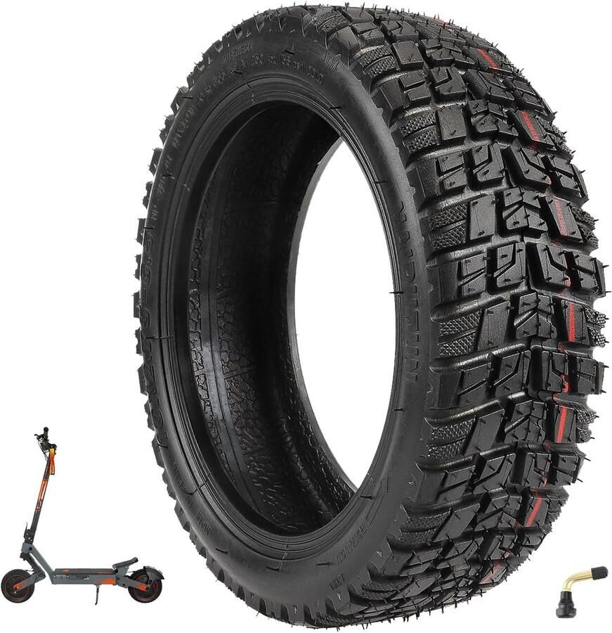 10 x 2 75-6 5 10 x 2 70-6 5 offroad-tubeless-banden 10 inch dikke banden reservebanden voor Speedway 5 Dualtron 3 Kugoo G Booster Hitway H5 elektrische scooter antislip lekbestendig (1