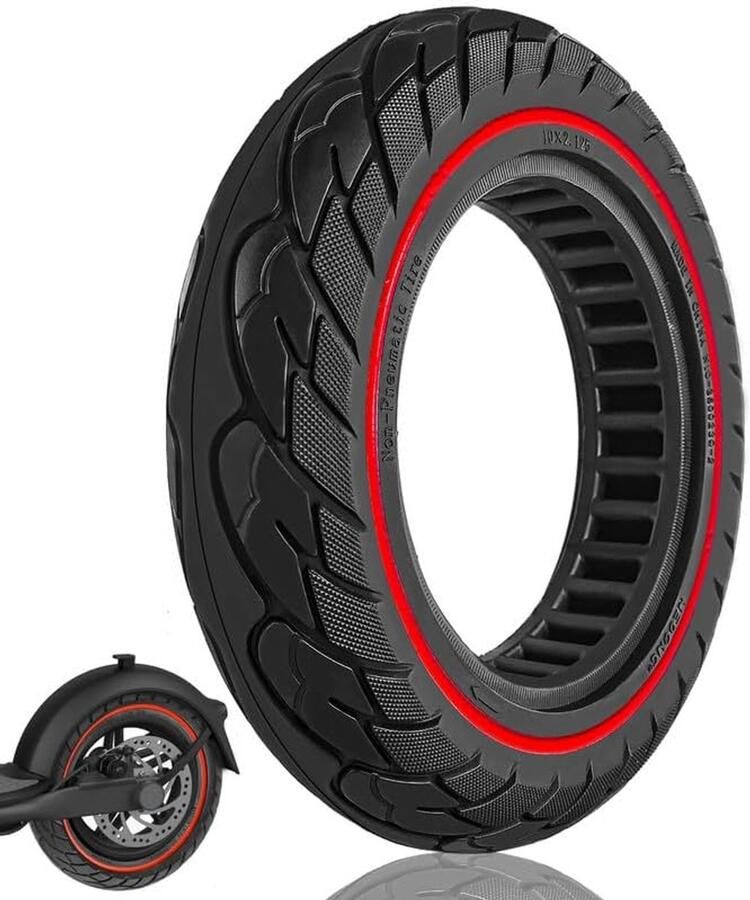 10 x 2 54-152 banden 10 x 2 125 voor Isinwheel S9pro Ninebot D38E F65I F25 Xiaomi Pro2 3 Lite Essential elektrische step lekvrij robuust 25 4 x 5 8 cm voor achter