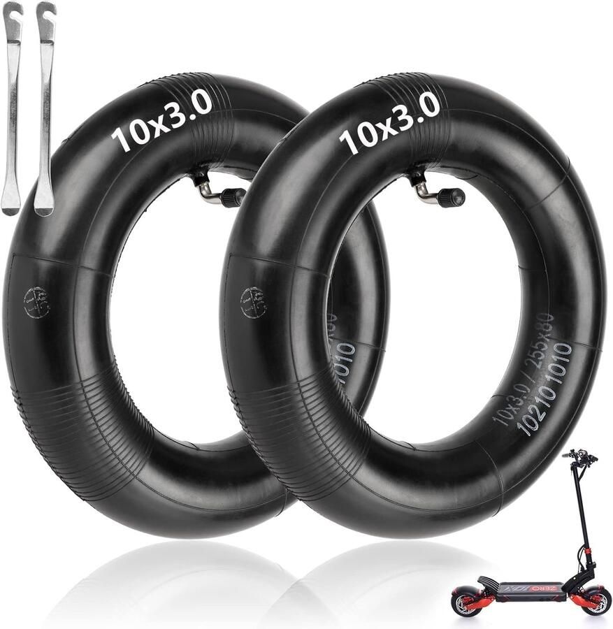 10 x 3 0 butylslang 90 65-6 5 en 110 50-6 5 scooterslang 255 x 80 65-6 5 reservebanden voor 10 inch e-scooter Dualtron Zero 10X Kaabo Wolf Warrior Kaabo tis 10