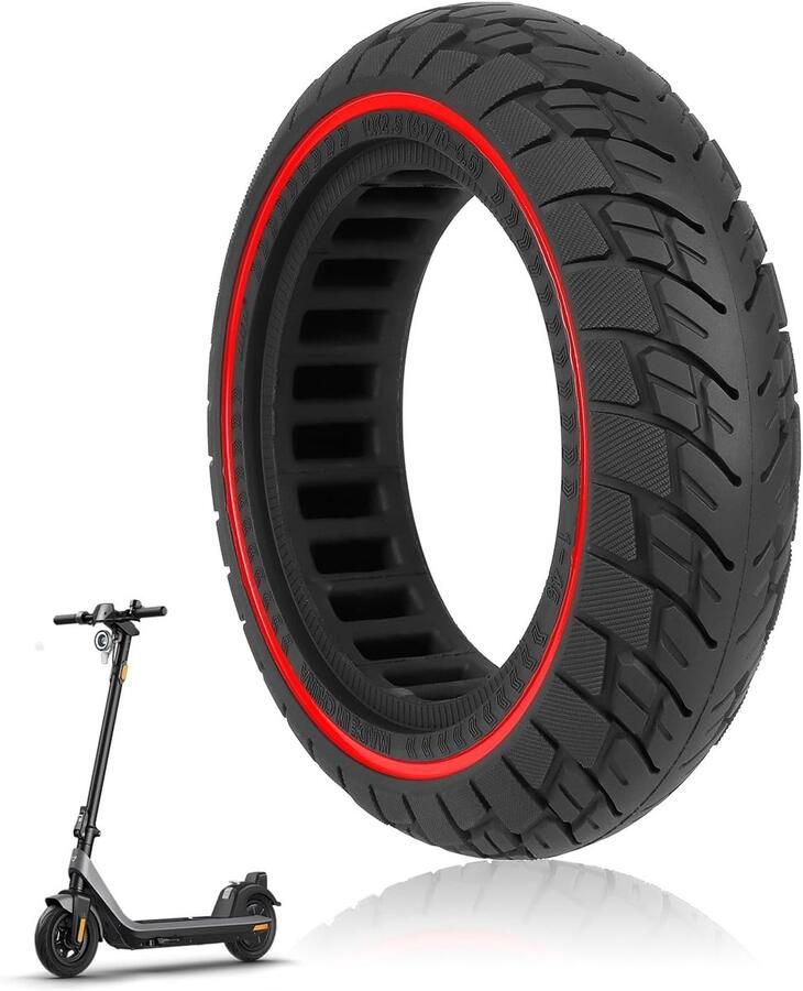 10×2.5 Massieve band voor Elektrische scooter 10 Inch Elektrische scooter wielen 60 70-6.5 anti-slip en anti-slip vervangende wielen voor scooter voor achter wielen (45 mm)
