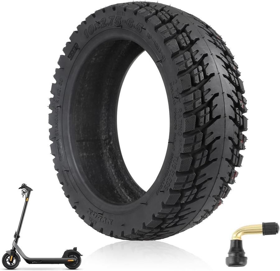 10x2.75-6.5 Elektrische scooter band 10 Inch Elektrische scooter wielen vervanging wiel voor achter vacuüm tubeless banden met PVR50 ventiel