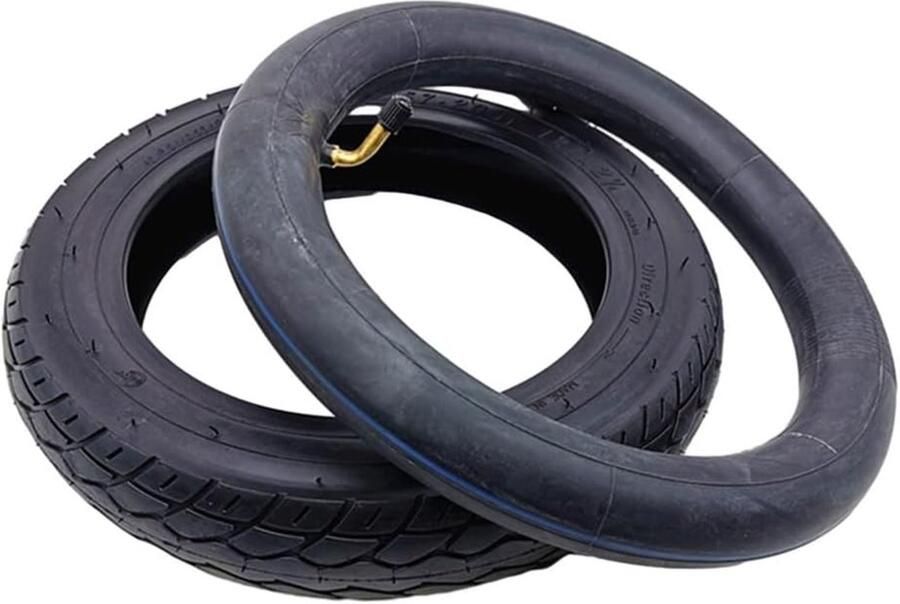 12-1 2x 2-1 4 (57-203 62-203) Bandenbuis Set Binnen Buiten voor E-Bikes En Elektrische Rolstoelen Eenvoudige Vervanging Bandenset - Foto 1