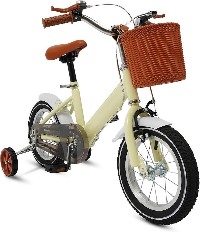 12 inch Kinderfiets en met Zijwielen en d Verstelbaar