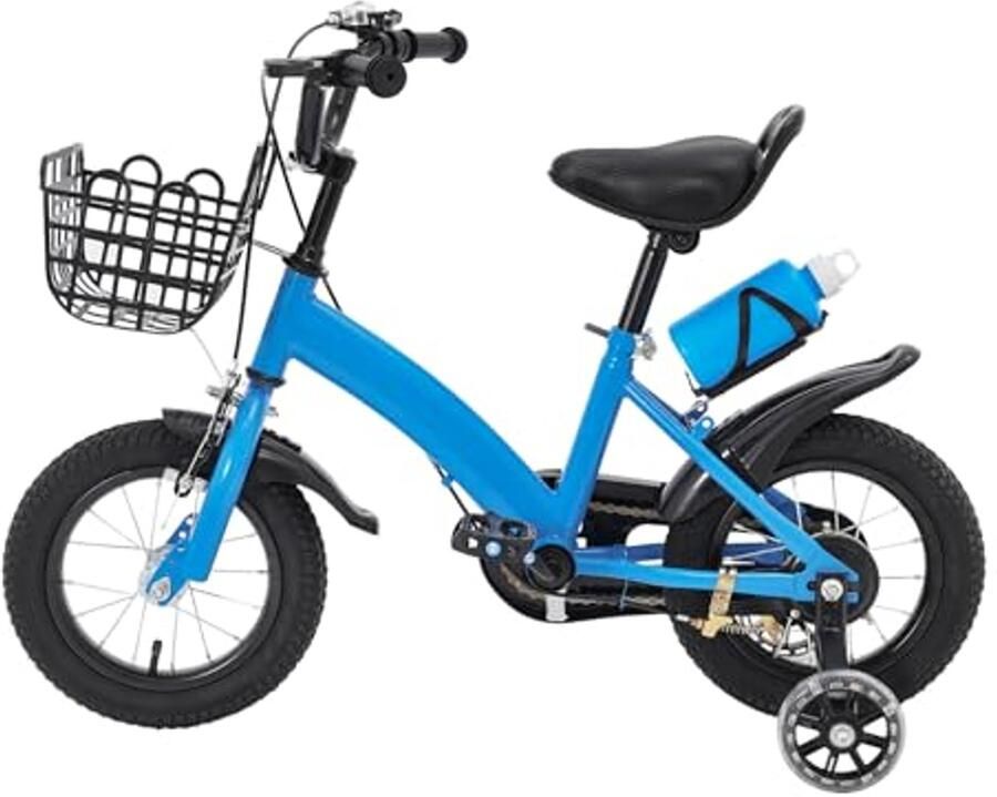 12 Inch Kinderfiets met Verstelbare Hoogte en Stabilisatoren