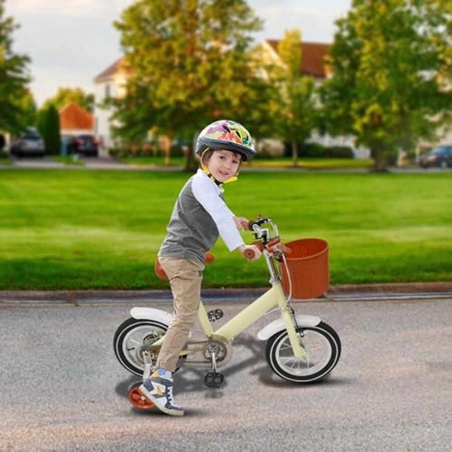 12 Inch Kinderfiets voor en