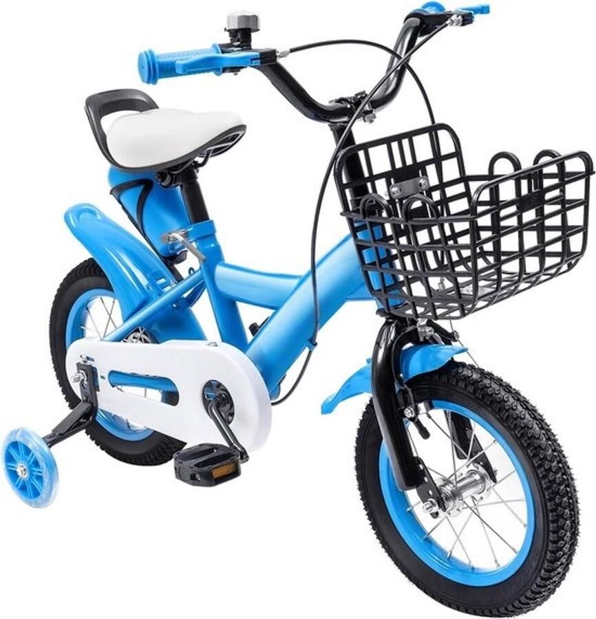 12 Inch Loopfiets met zijwielen en d voor en 2-4 jaar