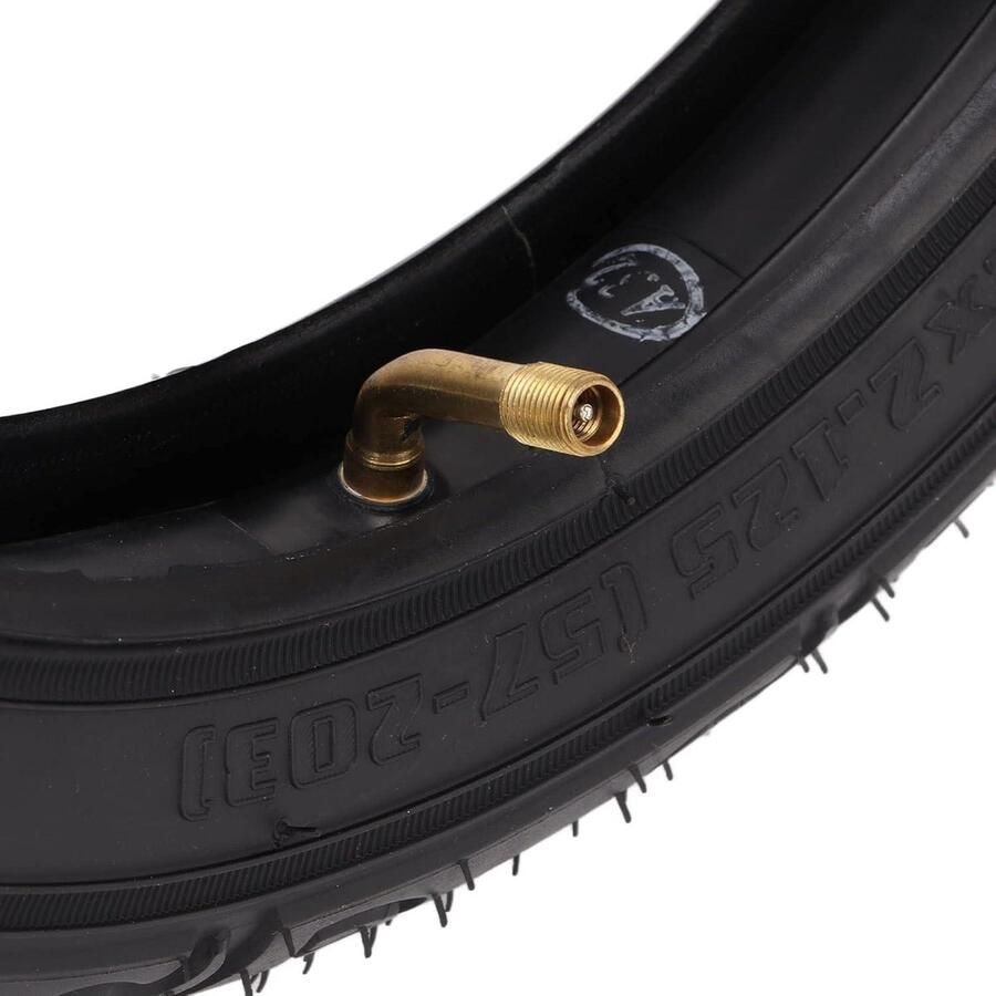 Fietsband voor Kinderfiets 12 x 2.125 inch Duurzame Constructie Goede Demping Loopfiets Geschikt Zwart