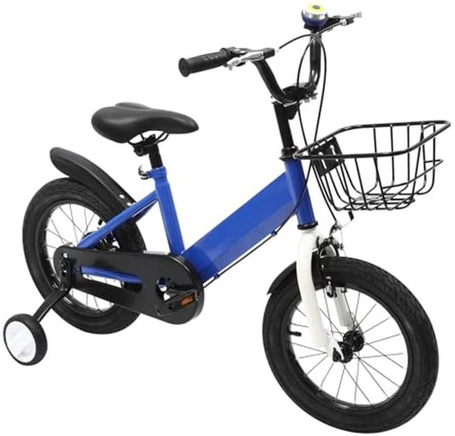 14 inch kinderfiets voor 3 tot 5 jaar met voor d en steunwielen Hoogte verstelbaar voor en