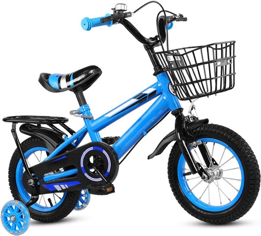 14 inch kinderfiets voor en peuterfiets met verstelbare hoogte en afneembaar dje