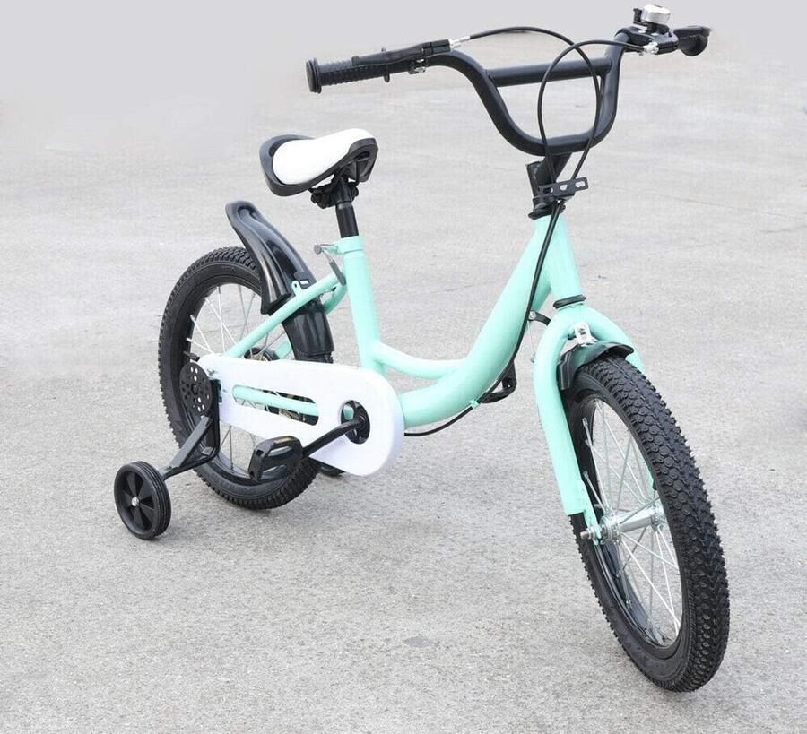 16 inch Kinderfiets met Zijwieltjes voor en