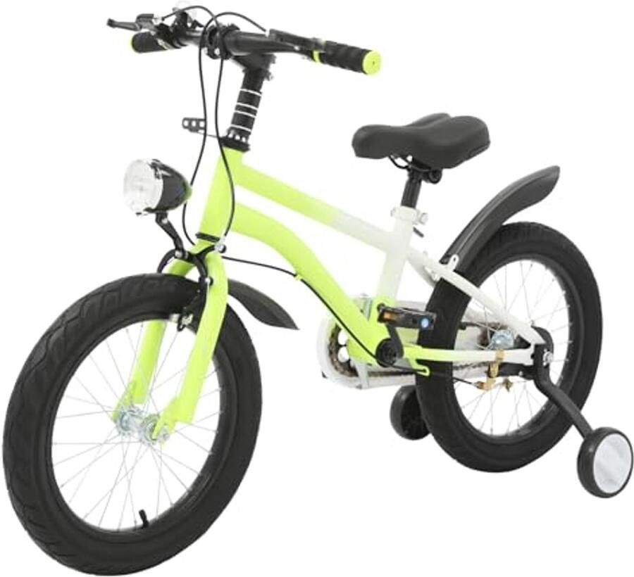 16 Inch Kinderfiets voor en Verstelbare Hoogte LED Lamp en Koolstofstalen Frame