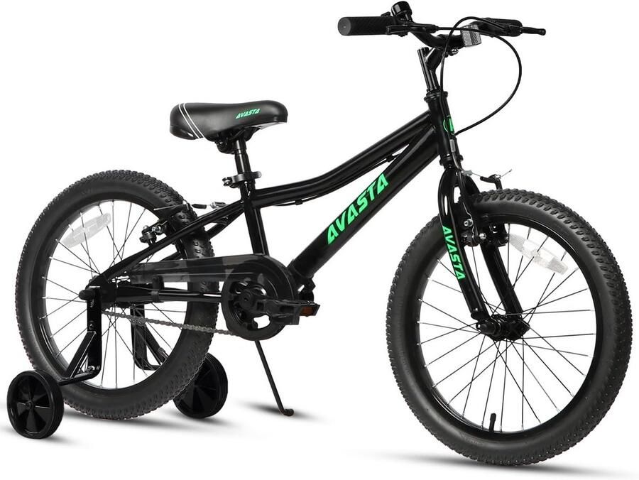 18 Inch Kinderfiets met Handrem en Verstelbaar Zadel