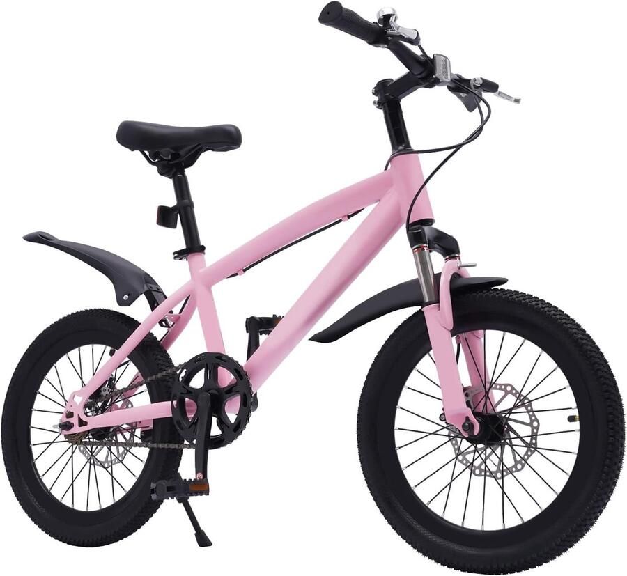 18 inch kinderfiets mountainbike voor kinderen verstelbare zithoogte en accessoires