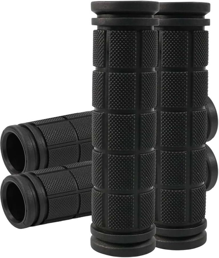 2 paar fietsgrepen ergonomische fietshandgrepen 22 mm antislip en comfortabele stuurgrepen duurzaam trillingsdemping voor mountainbike racefiets en universeel