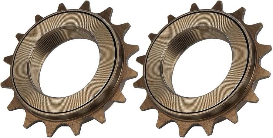 2 stks Fiets Vrijloop Kettingwiel 16 Tanden Fiets Single Speed ​​Vrijloop Cassettetandwiel Vervanging