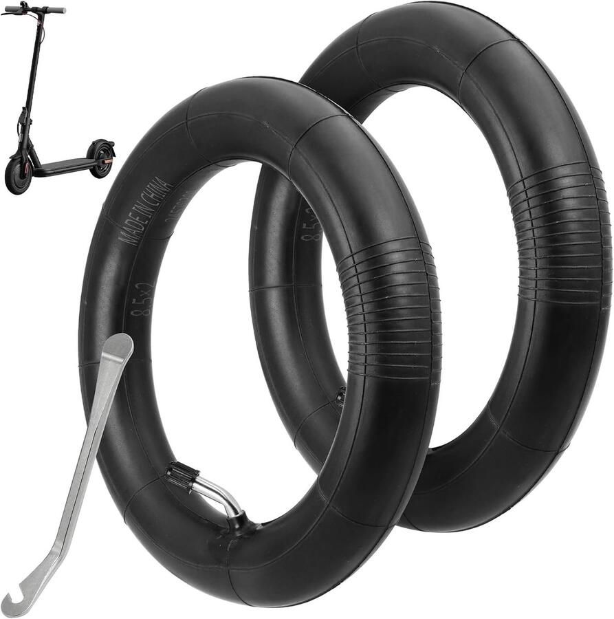 2 stuks binnenbanden van 21 5 cm compatibel met 21 5 cm wielen elektrische scooters dubbellaags ultradikke rubberen banden voor elektrische scooters gasscooters zakfietsen en