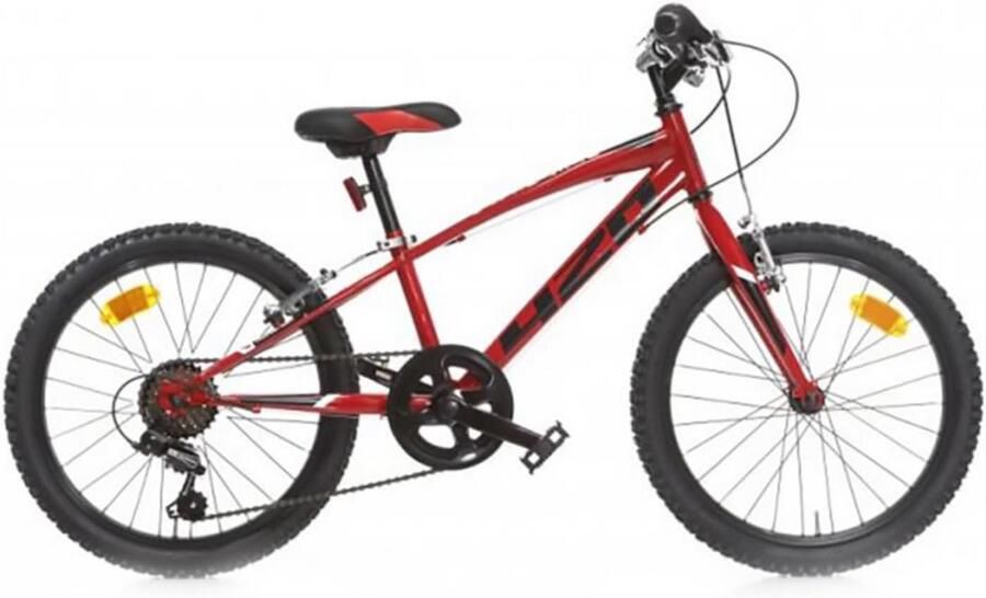 Kinderfiets Mountainbike Buiten spelen 6 Versnellingen 20 inch Rood
